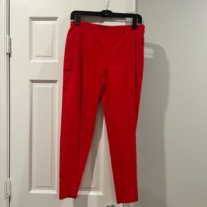 NWT Theory Treeca Pant in Scarlet